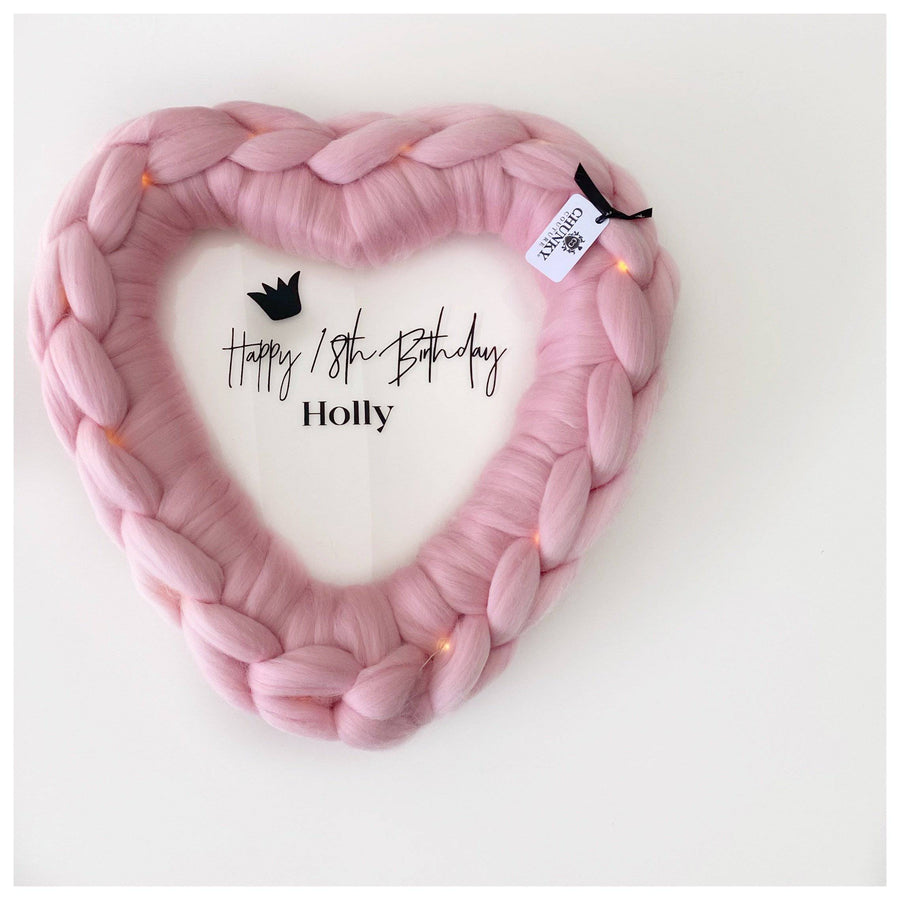 Personalised Birthday Heart © - Chunkycouture