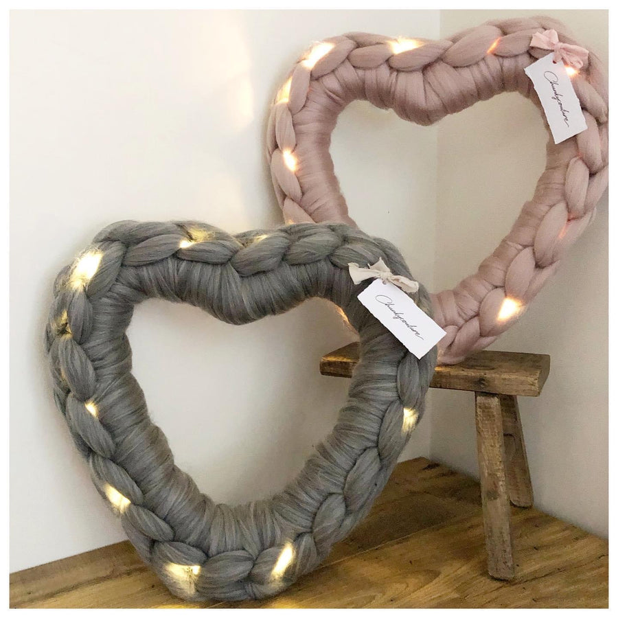 Large Heart Wreath - Chunkycouture